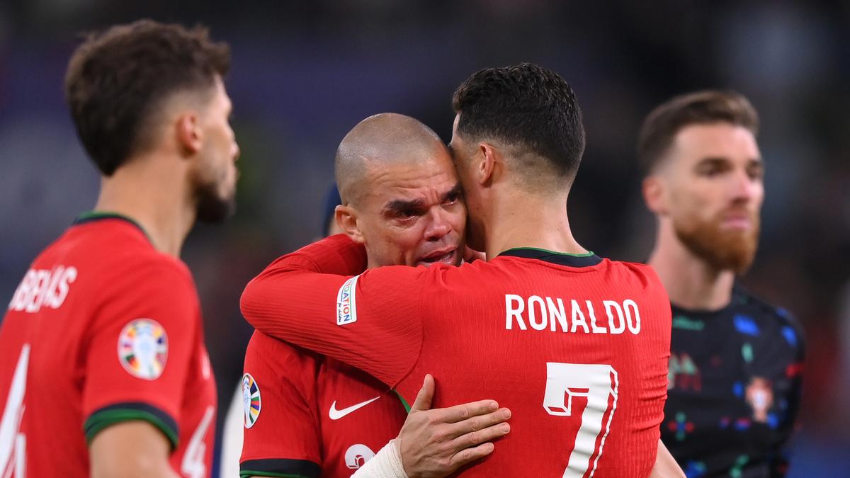 Cristiano Ronaldo comforts disconsolate Pepe as Portugal makes merciless exit at Euro 2024