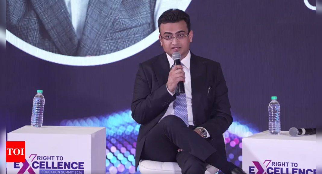 Deal with internships, jobs as critically as your shut relationships: Kartikay Agarwal at TOI RTE Training Summit