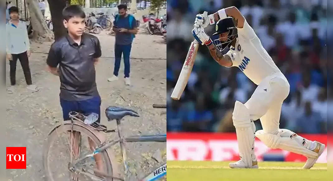 58 km in 7 hours! 15-year-old boy cycles from Unnao to Kanpur to observe Virat Kohli bat | Cricket Information