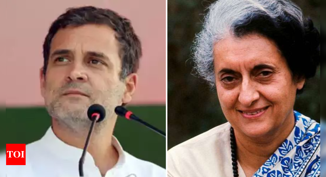 'Instance of braveness and love': Rahul Gandhi shares childhood image with grandma Indira Gandhi on her start anniversary | India Information