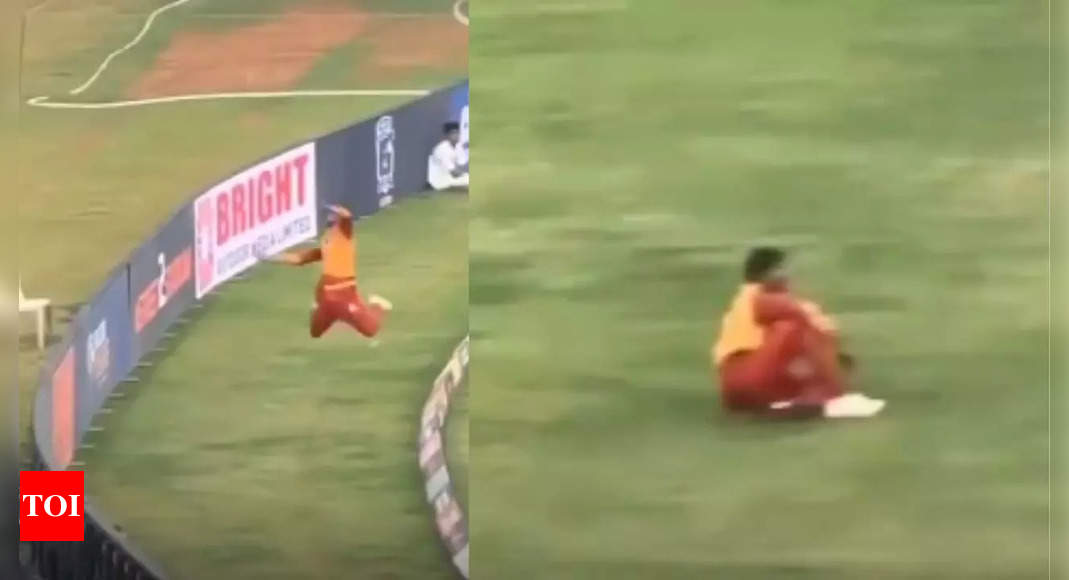 Viral video: Fielder's spectacular effort to cease 4 ends in a weird six-run blunder | Cricket Information