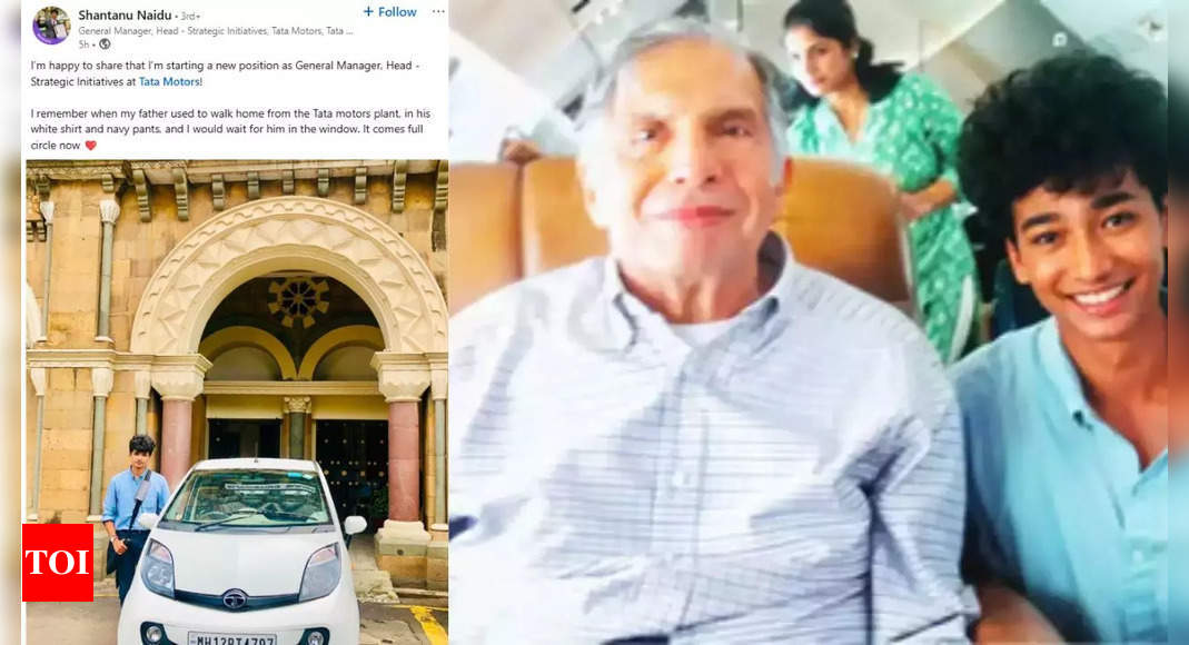 Ratan Tata's aide Shantanu Naidu strikes to new position in Tata Motors
