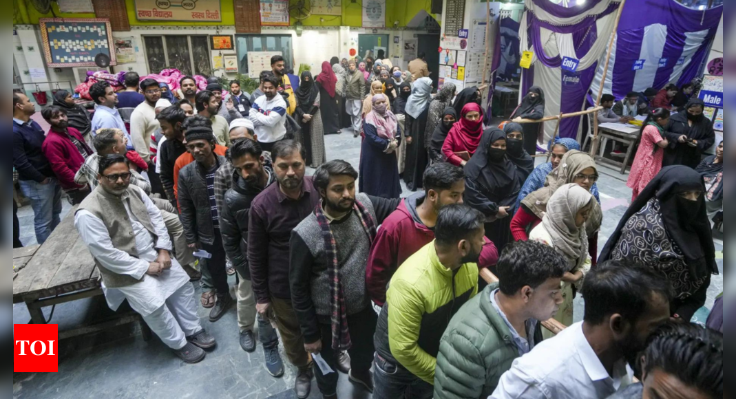 Delhi exit ballot outcomes 2025: Pollsters predict BJP comeback, hassle for AAP in Delhi elections | India Information