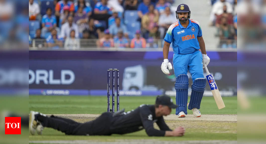 Rohit Sharma: Champions Trophy remaining: Rohit Sharma slams fifty to lead from the front in India's run chase against New Zealand | Cricket News