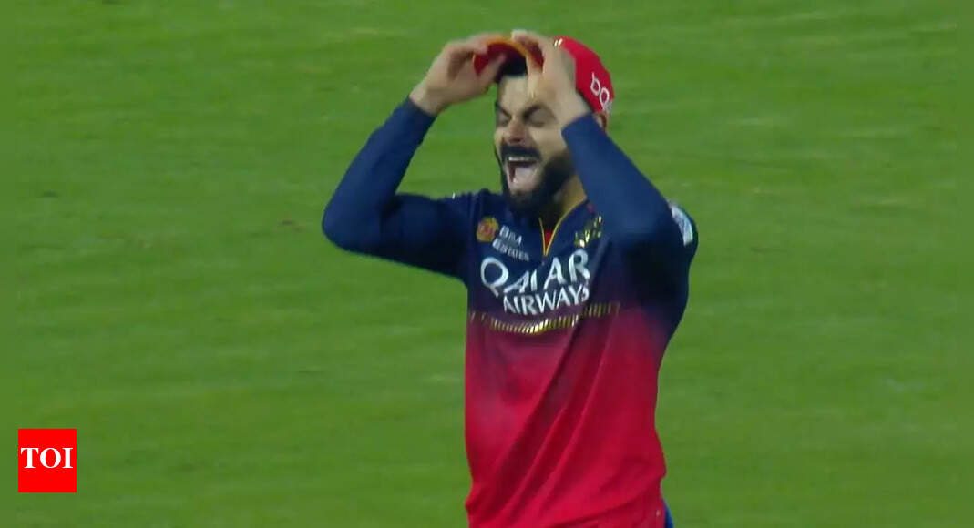 Furious Virat Kohli throws cap in anger after drop catch, video goes viral | Cricket News