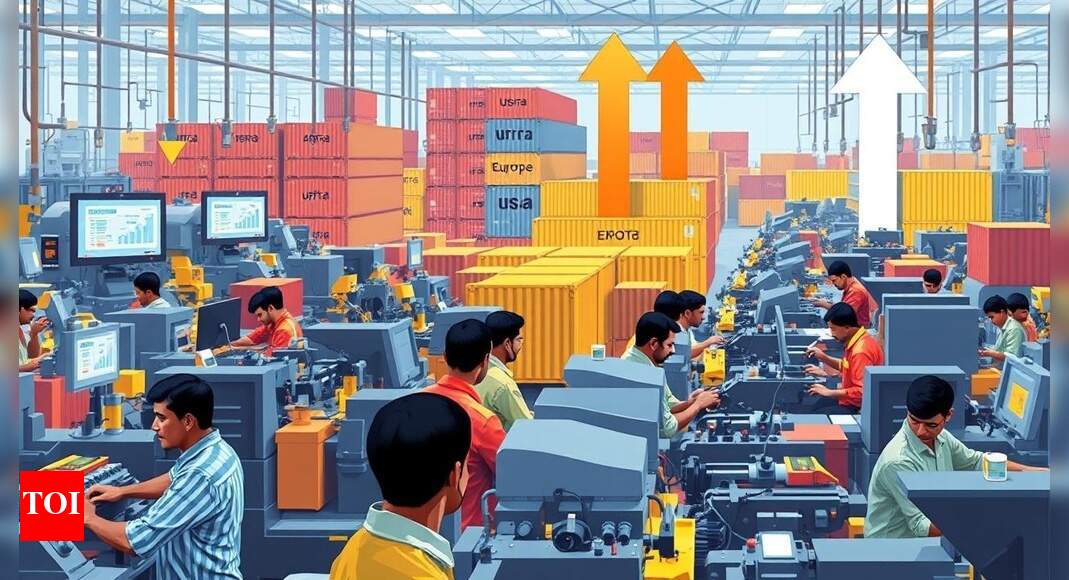 India’s manufacturing growth hits 10-month high in April on export surge: Report