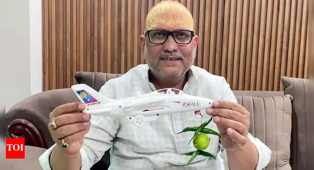 'Just wanted to open his eyes': Congress' Ajay Rai defends 'toy Rafale' jibe at Rajnath Singh | India News