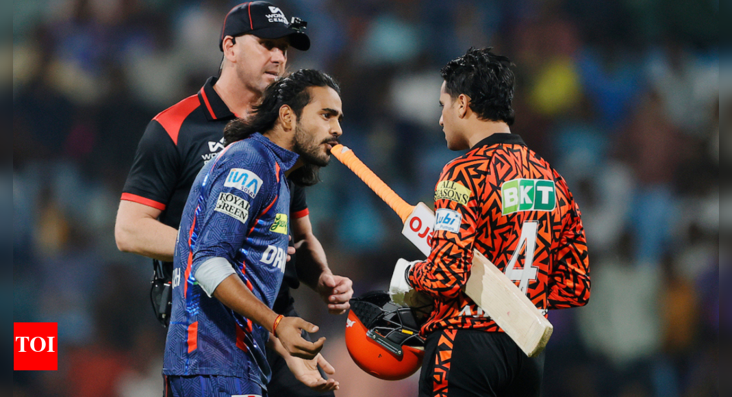 Drama at Lucknow! Digvesh Rathi, Abhishek Sharma clash in heated on-field spat - Watch | Cricket News