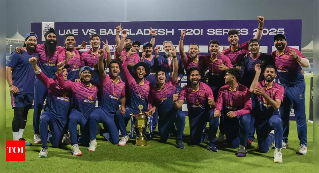 UAE create history in Sharjah, down Bangladesh for first-ever T20I series triumph | Cricket News