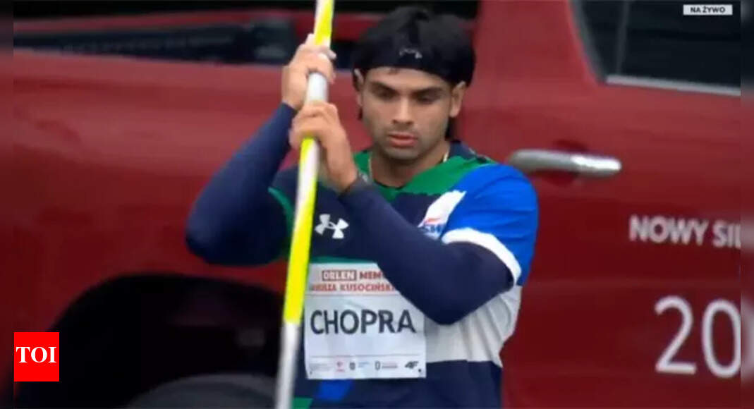 Neeraj Chopra finishes second at Kusocinski Memorial with final-round effort in moist, cold conditions - Watch | More sports News