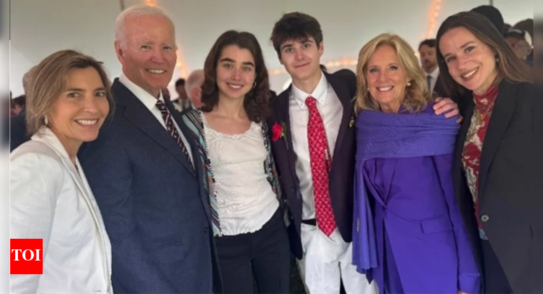 Joe Biden attends grandson's high school graduation in first public appearance since prostate cancer diagnosis