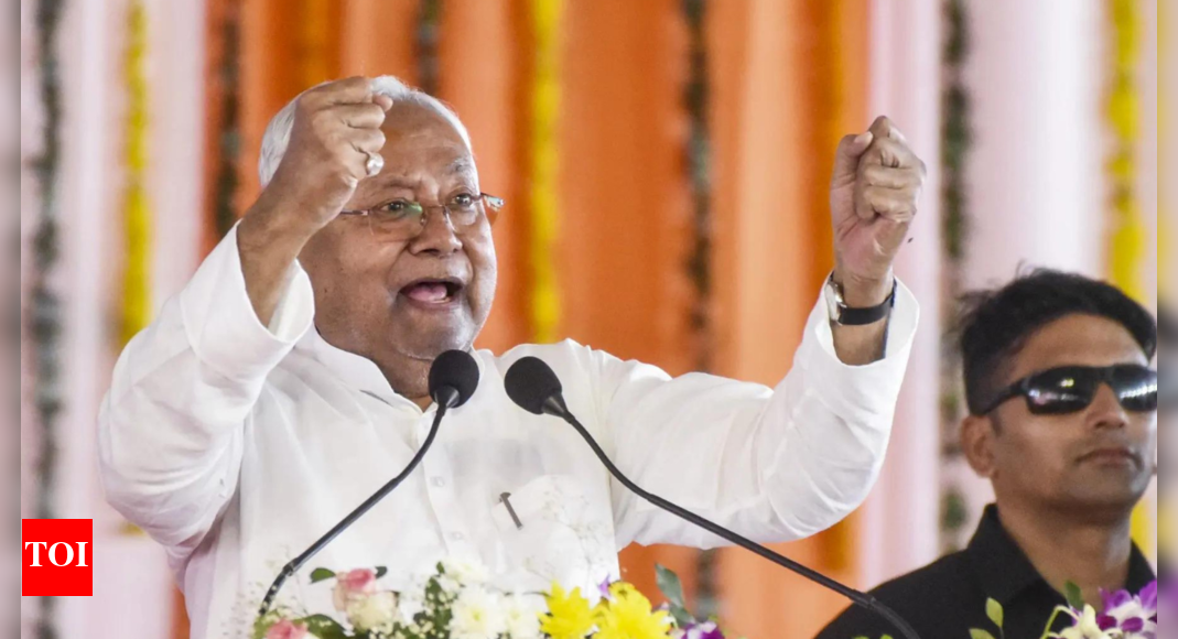 In latest gaffe, Nitish Kumar mixes up PM Modi with Vajpayee, later asks crowd to stand up for ‘pranam’ - Watch | India News