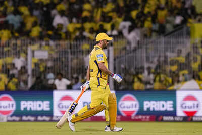 MS Dhoni blames batters after CSK bow out from playoff race in IPL 2025 | Cricket News