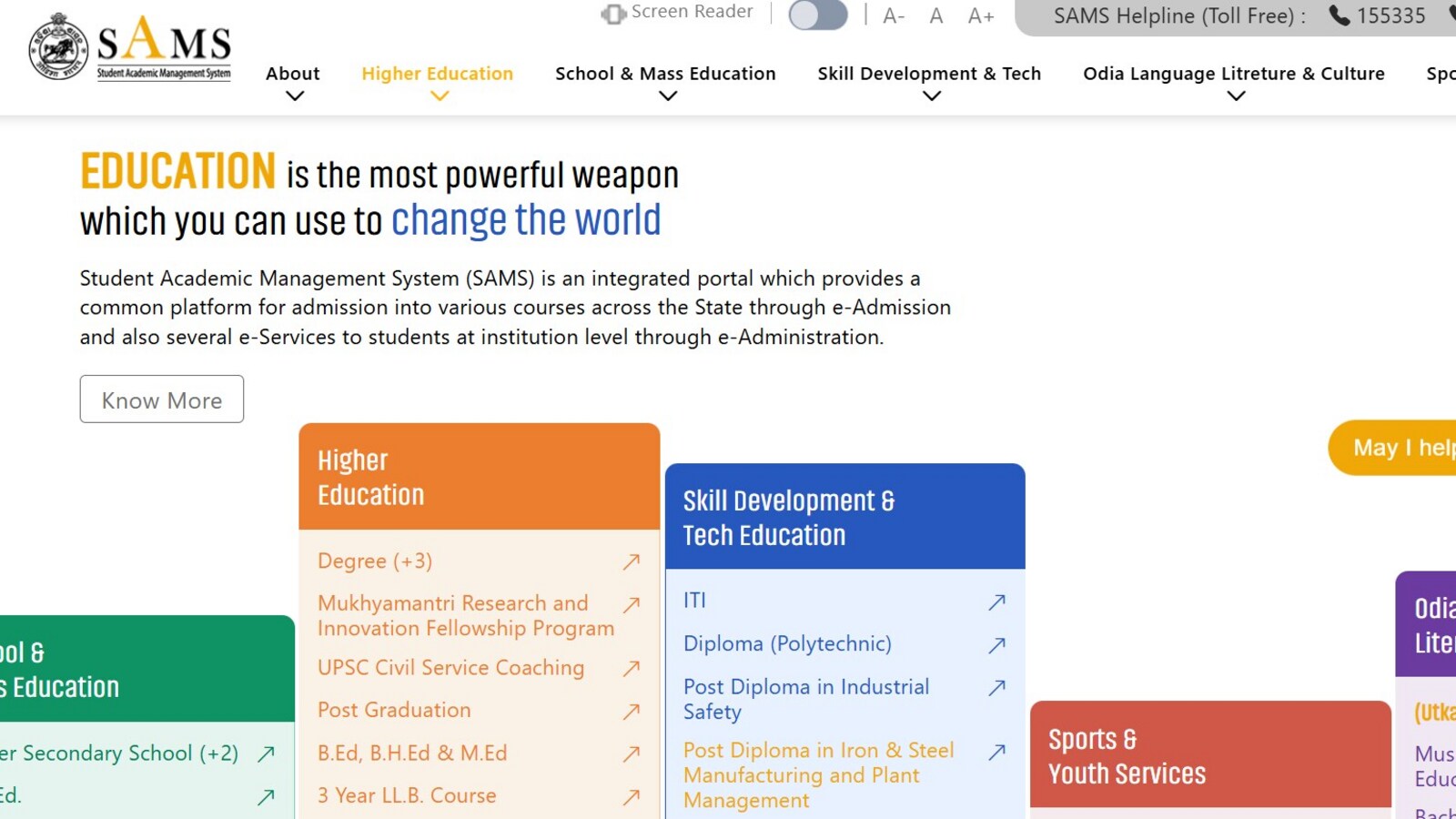 SAMS Odisha +3 admission 2025: Registration date extended till June 1 — check direct hyperlink, other FAQs