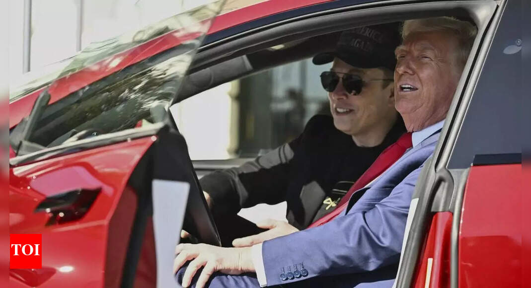 Trump likely to dump his red Tesla after 'break up' with Elon Musk. It was not a gift