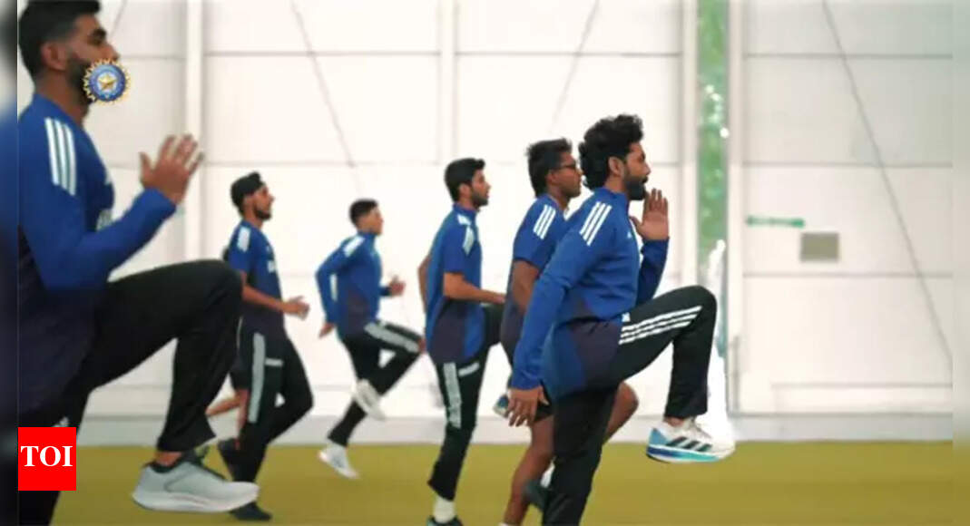 Watch: Team India hits the ground running in England: BCCI shares first training visuals ahead of Test series | Cricket News