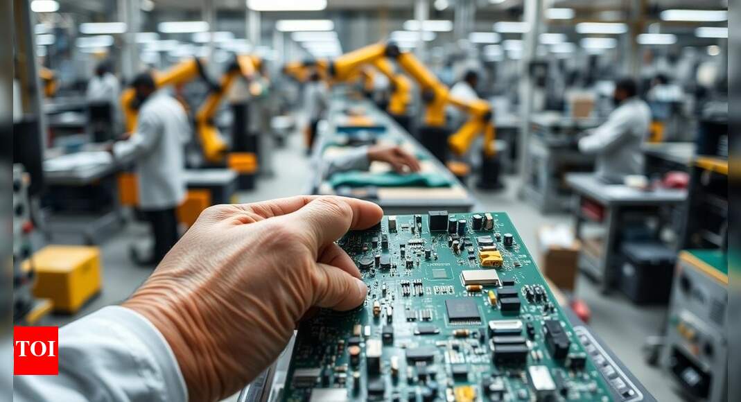 Electronics boom forward! India's production may hit $282–500 billion by 2030; supply chain shift to boost mobiles, semiconductors