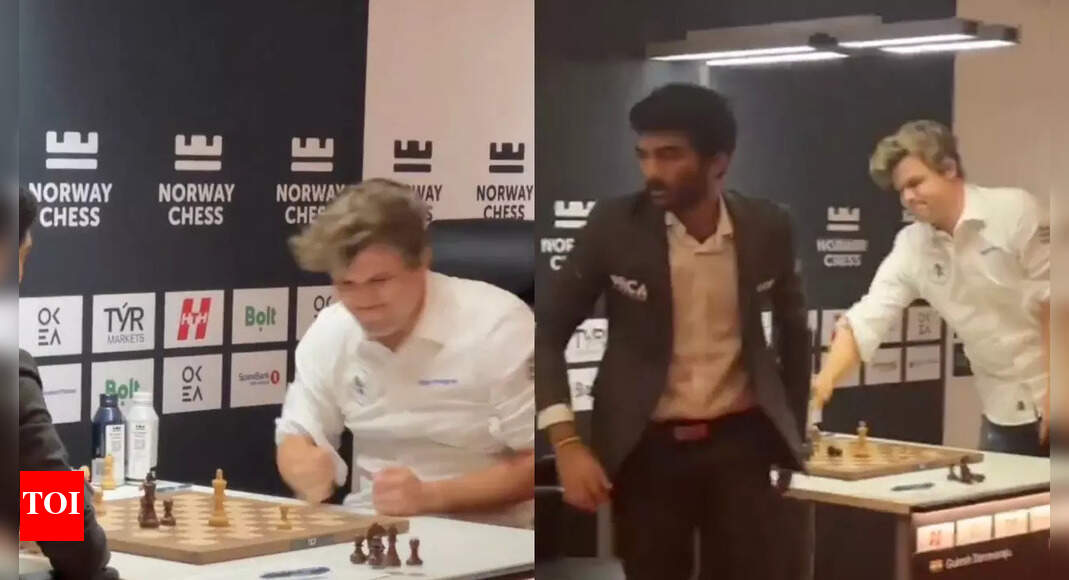 Chess: 'That's what he was trying to go for...' Fabiano Caruana explains why Magnus Carlsen lost his cool after loss to D Gukesh | Chess News