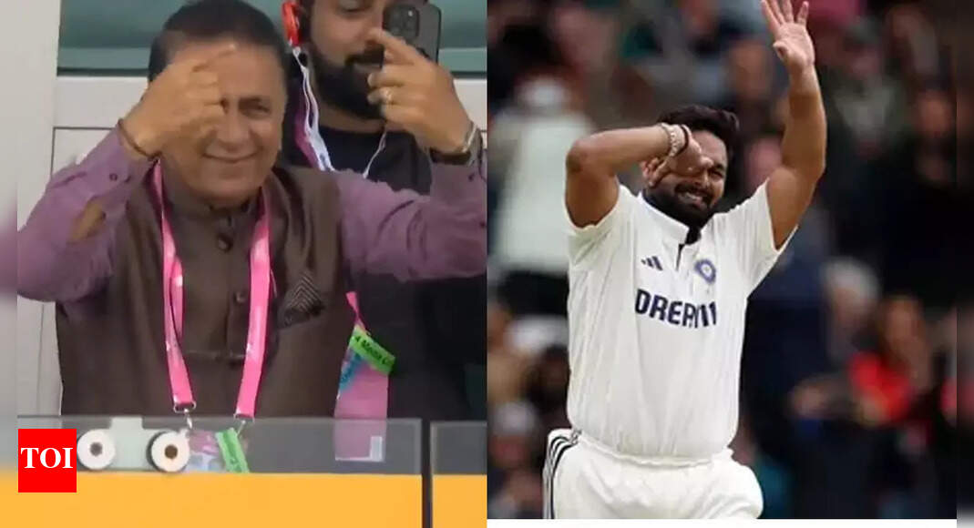 India vs England Test: Sunil Gavaskar calls for Rishabh Pant's signature somersault celebration, wicketkeeper politely declines - WATCH | Cricket News