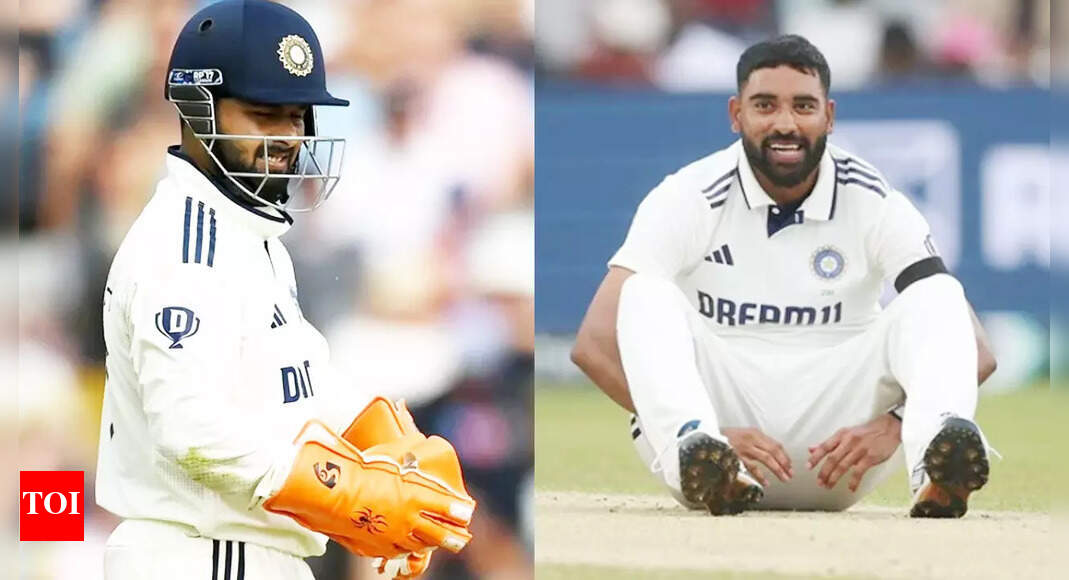 '1 minute mein 3 ball daal sakta hai kya?: Rishabh Pant trolls Mohammed Siraj - WATCH | Cricket News