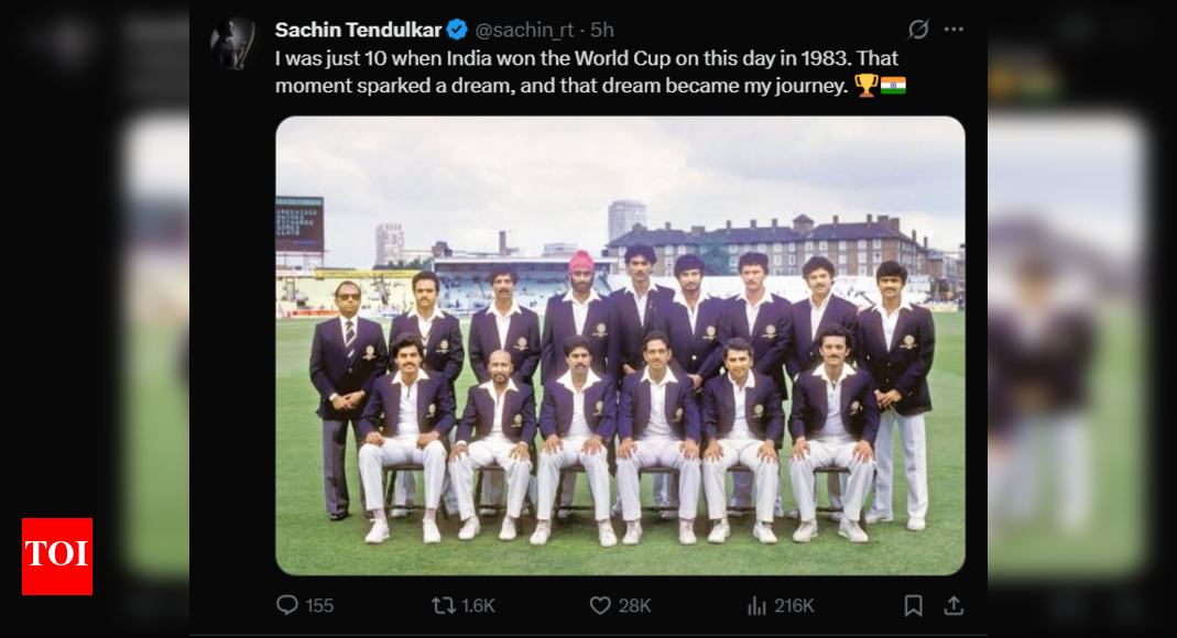 Massive! Sachin Tendulkar reveals life-changing second: 'I was just 10 when ...' | Cricket News