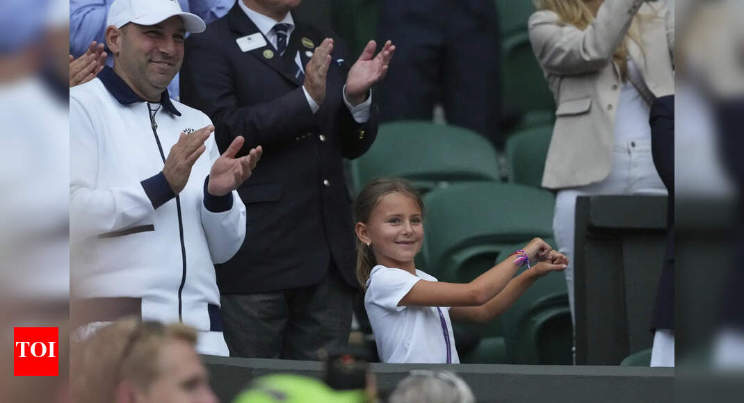 Wimbledon: Novak Djokovic’s daughter steals spotlight with adorable dance after win | Watch | Tennis News