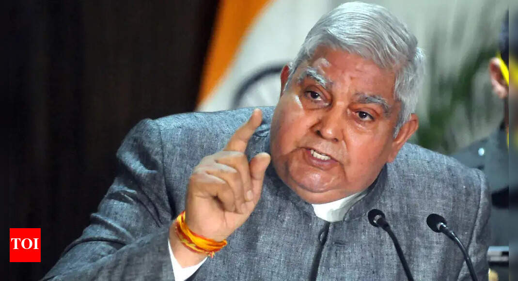 Judge cash-at-home row: VP Jagdeep Dhankhar says Centre 'handicapped' to act; refers to Ides of March | India News