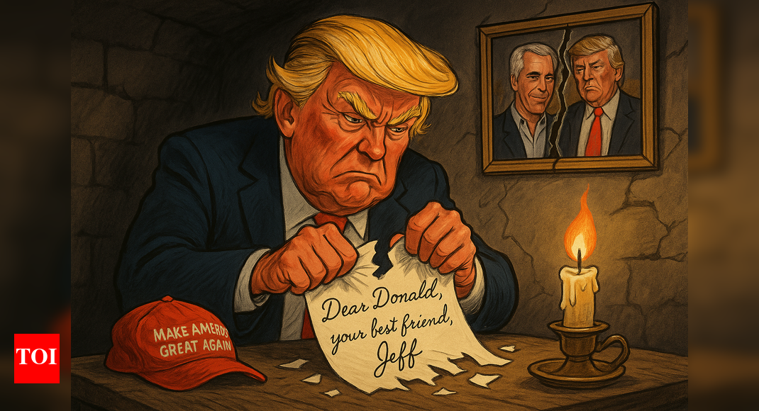 Trump, Epstein and a Doodle: The birthday letter that set off a political firestorm - that is burning MAGA | World News