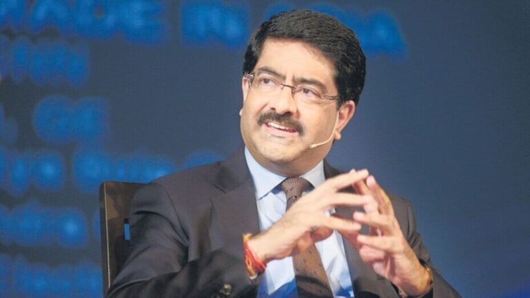 Kumar Mangalam Birla, the chairman of the Aditya Birla Group.