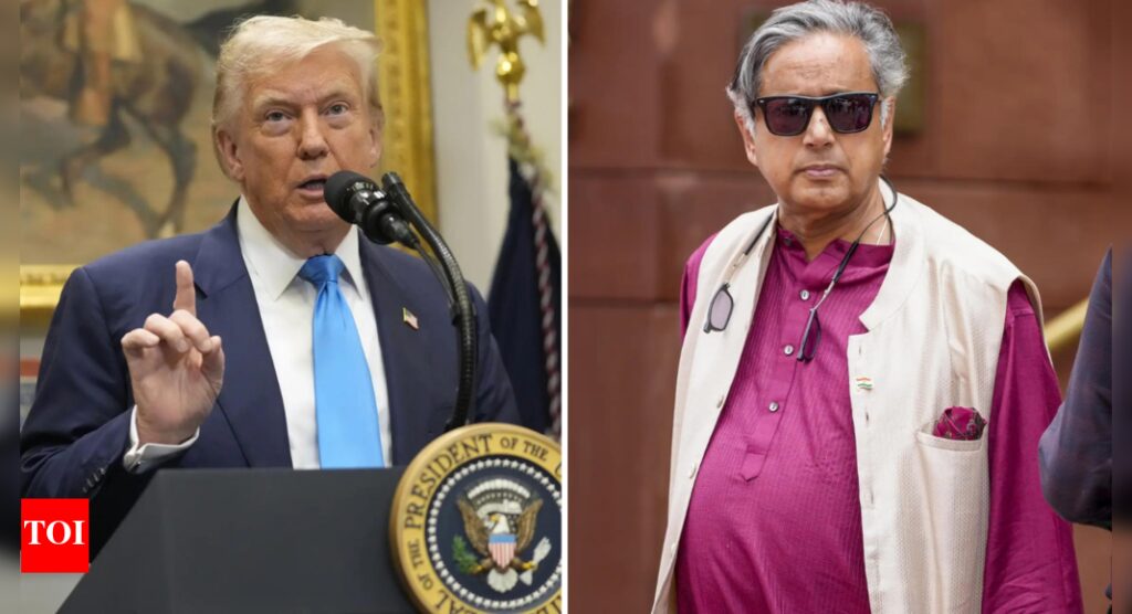 ‘It’s definitely a blow’: Shashi Tharoor reacts to Trump’s 50% tariff on India; asserts it’s not a ‘excellent news’ | India News
