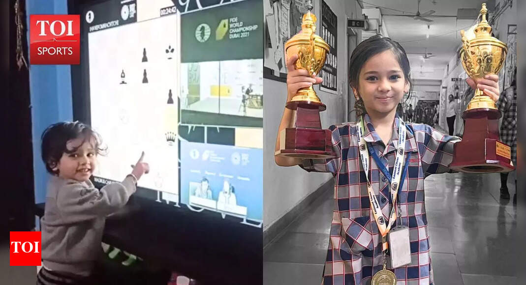 Exclusive | Watching Magnus Carlsen at 2: How 5-year-old Aarini Lahoty became India’s No. 1 among youngest chess talents | Chess News