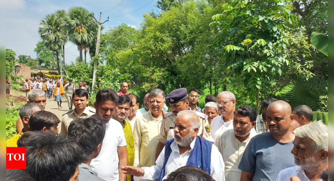 Bihar polls: Nitish govt minister hounded by mob after road tragedy go to; chased for 1km, car attacked | Patna News