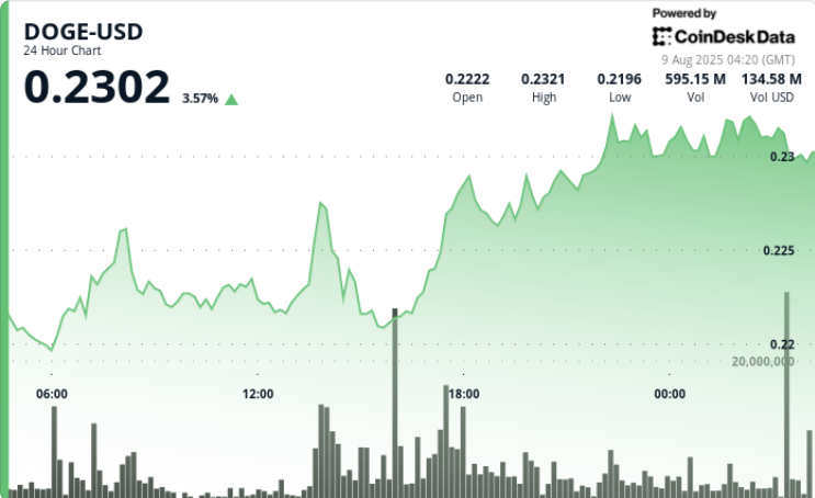Dogecoin Hits alt=