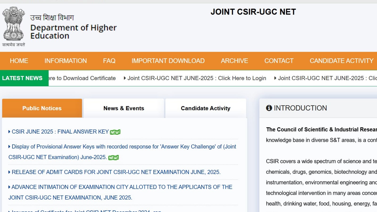 CSIR NET Result 2025 Live: NTA to release scores soon at csirnet.nta.ac.in; Here's how to check scorecard, other detail
