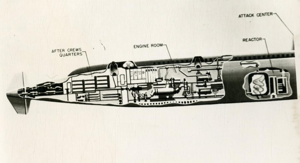The first undersea voyage to the North Pole