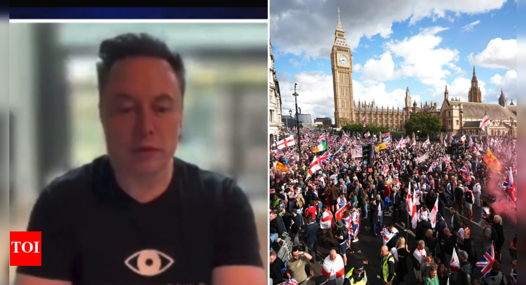 'Fight back or die': Elon Musk's strong message at UK anti-immigration protest - watch