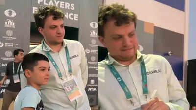 Hilarious! Chess fan asks American GM Hans Niemann his name after photo together at FIDE Grand Swiss - Watch | Chess News