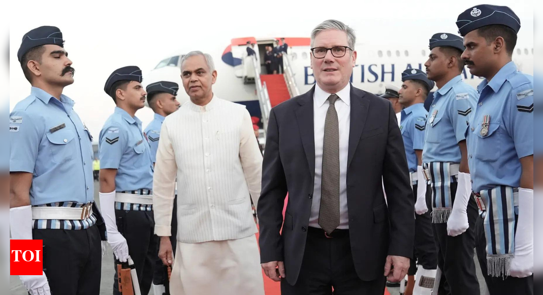 Keir Starmer in India for two days: UK PM lands