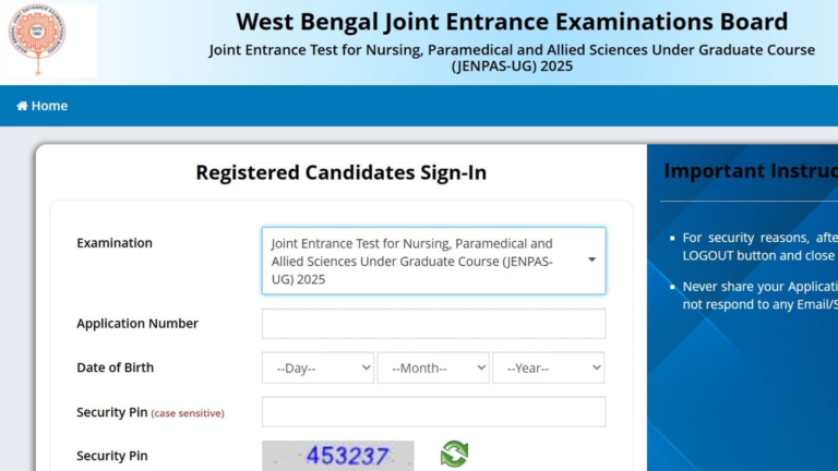 JENPAS UG Admit Card 2025 OUT: Check direct link, how to download, other details here