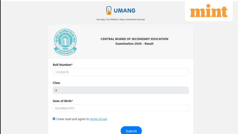 CBSE Class 10 result 2026 live: Results declared; here's how to check on UMANG app via direct link