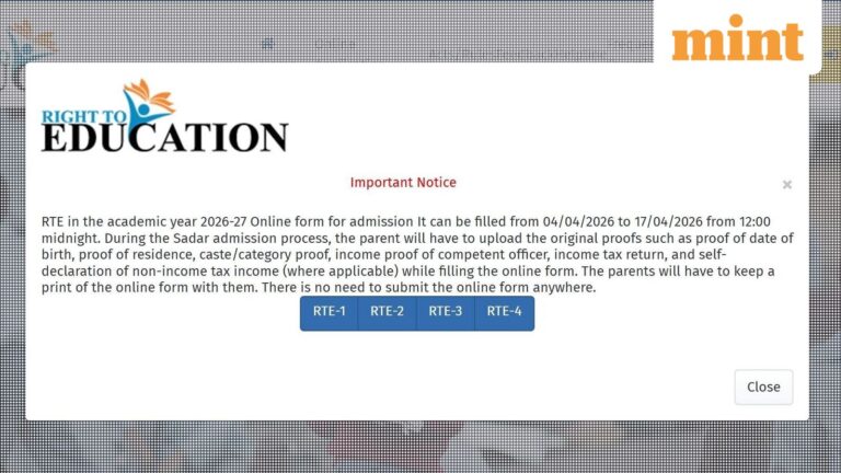 Gujarat RTE admissions 2026 registration window opens today: How to apply at rte.orpgujarat.com