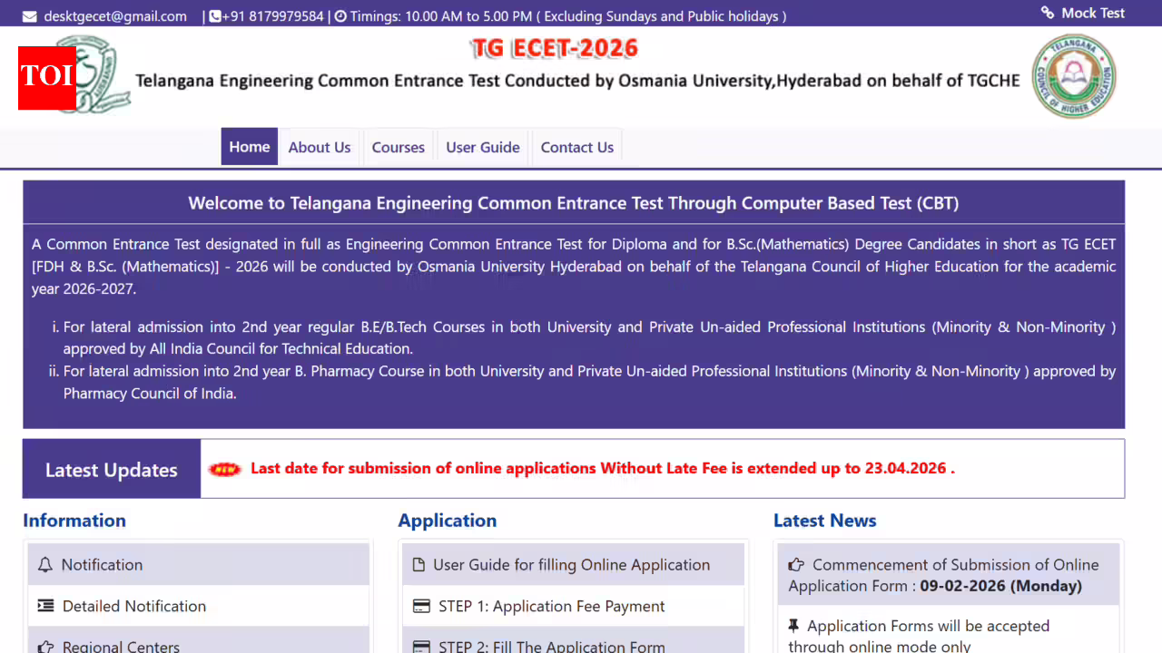 TS ECET 2026 registration deadline extended till April 23: Check direct link to apply here