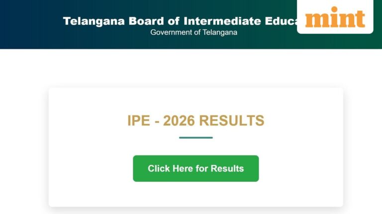 TS Inter Results 2026 LIVE: 1st and 2nd year marks memo OUT at tgbie.cgg.gov.in; 66.20% pass 11th, 70.58% clear 12th