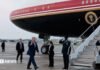 Trump says he switched planes after Nato summit because of possible threat