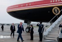 Trump says he switched planes after Nato summit because of possible threat