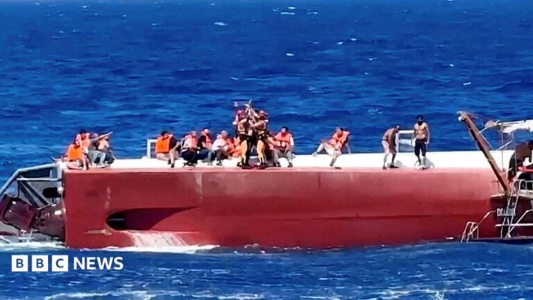 Eight killed and others missing after ferry capsizes off northern Cyprus