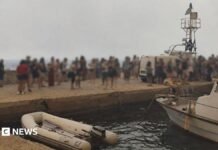 Hundreds escape Greek wildfire by sea as blazes continue across Europe