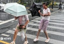 Typhoon Dolphin: China evacuates more than 1 million people as massive storm arrives