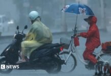 Typhoon Dolphin batters Japan’s Okinawa before bearing down on China