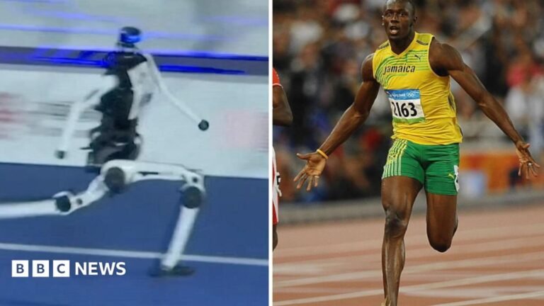 Watch: Moment robot beats Usain Bolt’s 100m record in China